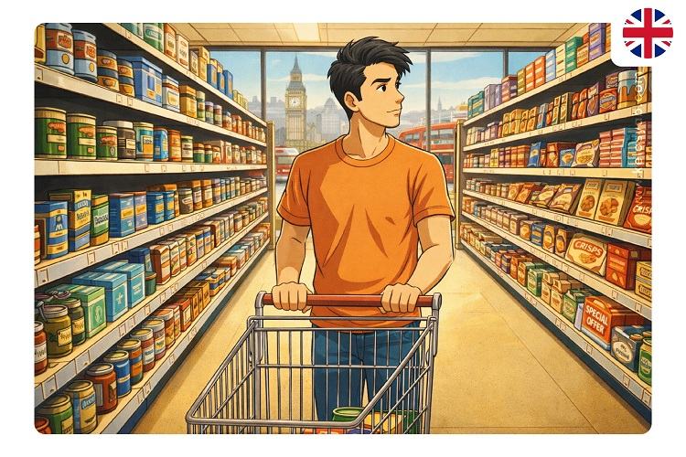 اصطلاحات خرید مواد غذایی به انگلیسی