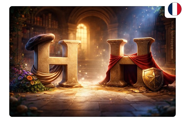 حروف ساکت فرانسوی و حرف H