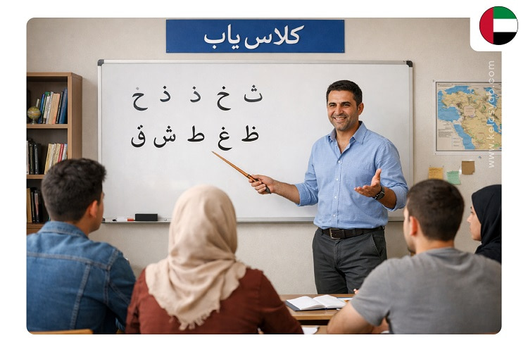 تفاوت الفبای فارسی و عربی در تلفظ