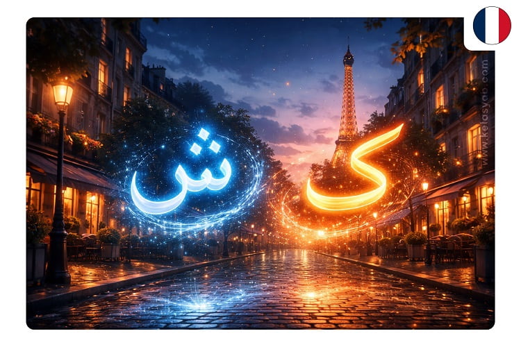 حروف ترکیبی در زبان فرانسه با تلفظ ک و ش